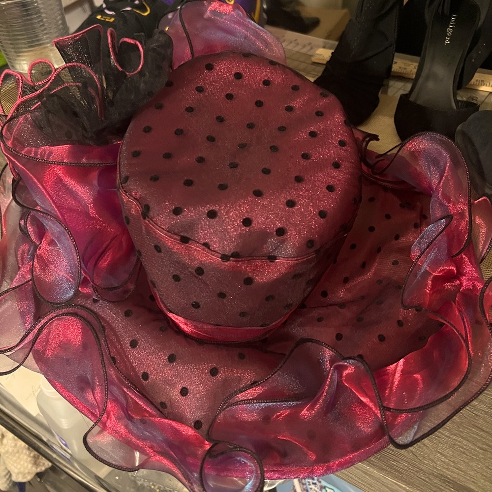 CNCDNALK  Sombrero Ladies Elegant Flower Church Hat Large Wide Brim Fedora Hat